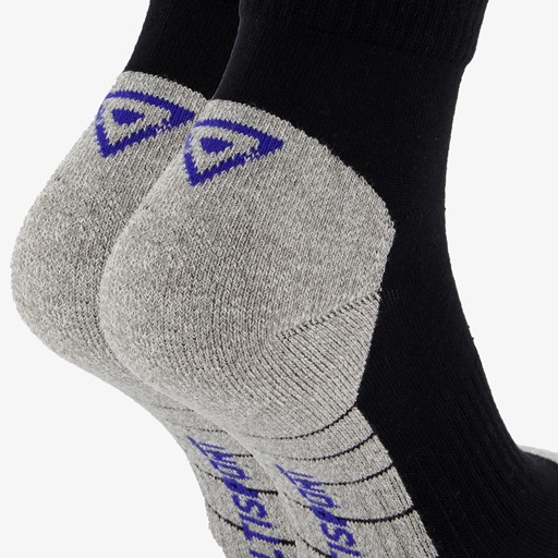 2 paar sportsokken zwart grijs