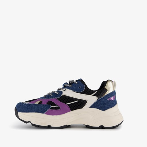 Dames dad sneakers denim