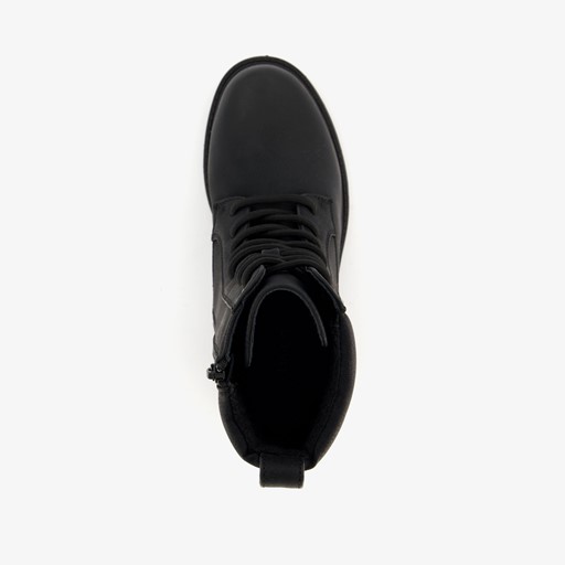 Dames veterboots zwart