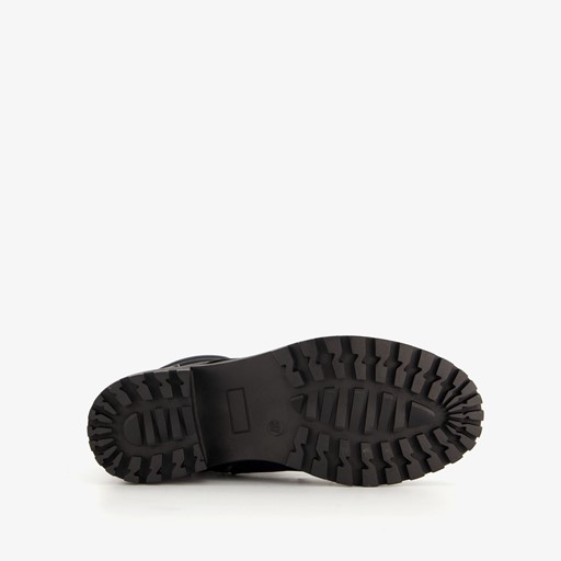Dames veterboots zwart