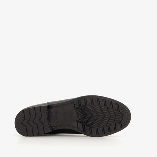 Lage dames chelsea boots zwart