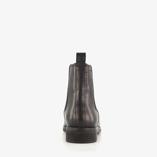Lage dames chelsea boots zwart
