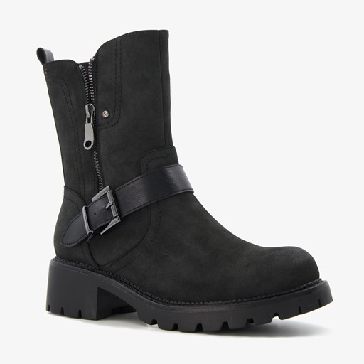 Supercracks gevoerde dames biker boots zwart online bestellen | Scapino