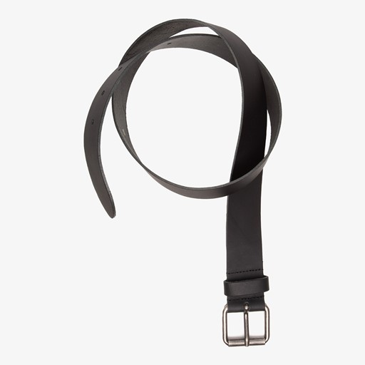 Leren heren riem zwart