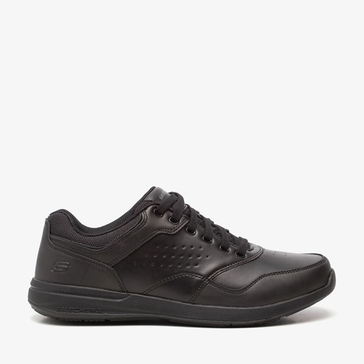 Elent Velago leren heren sneakers zwart