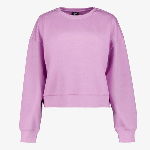 Dames yoga sweater paars
