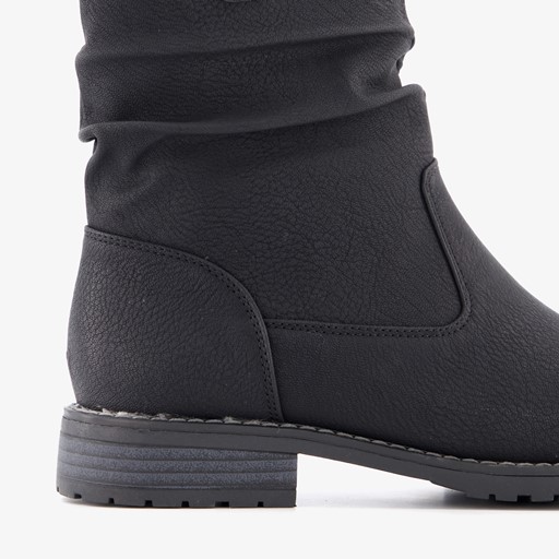 Dames enkellaarsjes zwart