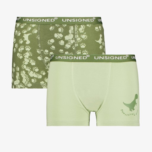 2-pack jongens boxershorts dino