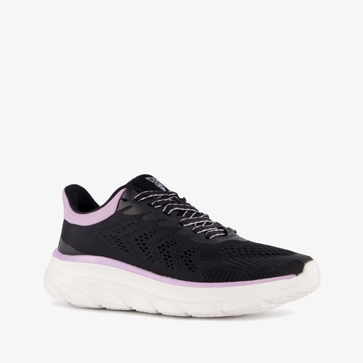 Dames hardloopschoenen zwart paars