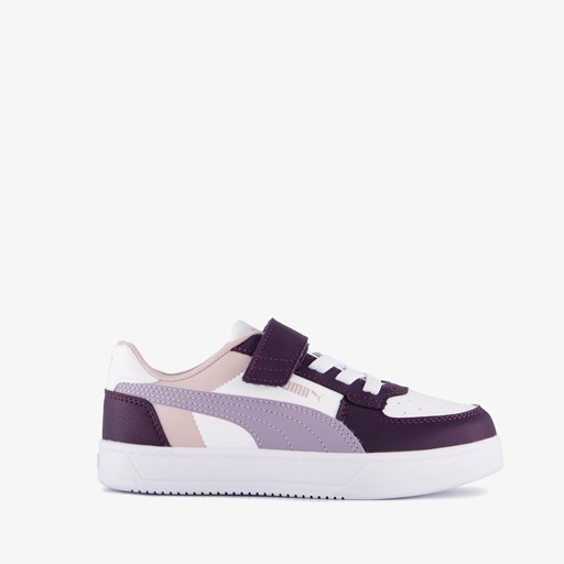 Caven 2.0 Block meisjes sneakers wit paars