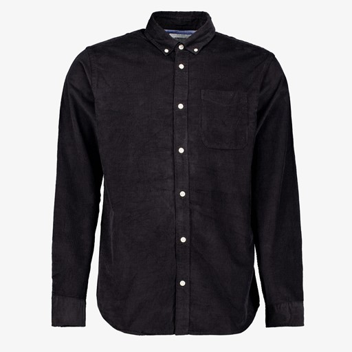 Corduroy overhemd zwart