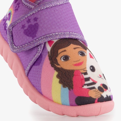 Meisjes pantoffels paars roze