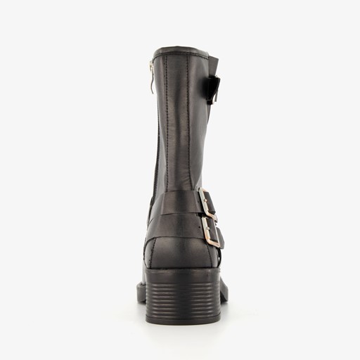 Dames biker boots zwart