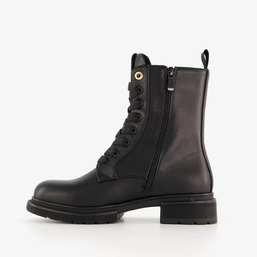 Dames veterboots zwart