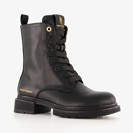 Dames veterboots zwart