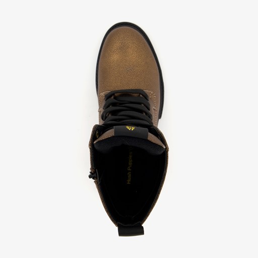 Dames veterboots brons