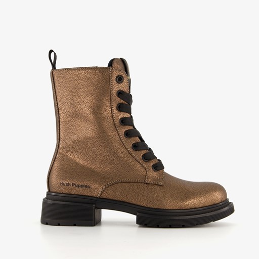 Dames veterboots brons