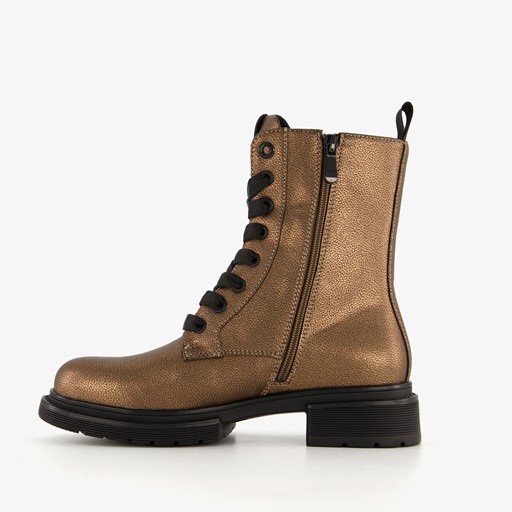 Dames veterboots brons