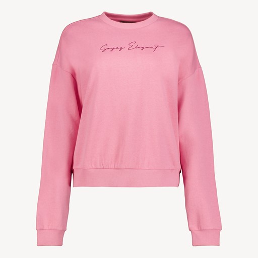 Dames sweater roze