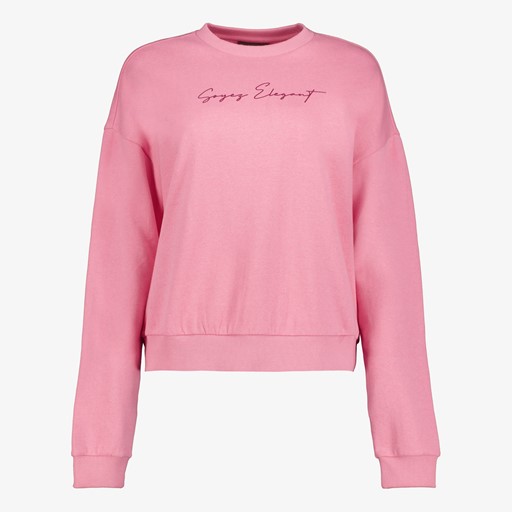 Dames sweater roze