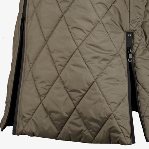 Gewatteerde dames winterjas groen