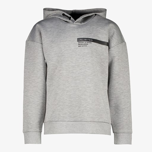 Jongens hoodie grijs