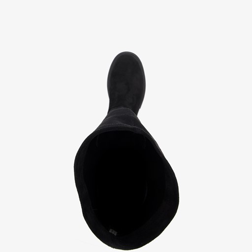 Hoge dames stretch boots zwart