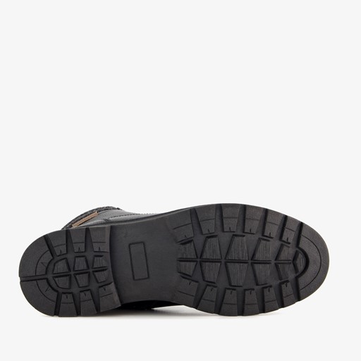 Heren veterboots zwart