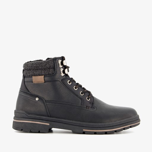 Heren veterboots zwart