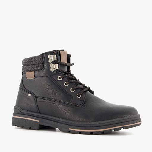 Heren veterboots zwart