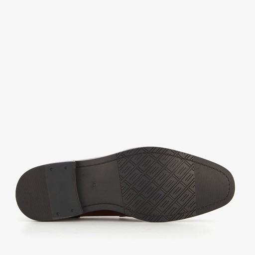 Leren heren veterschoenen cognac