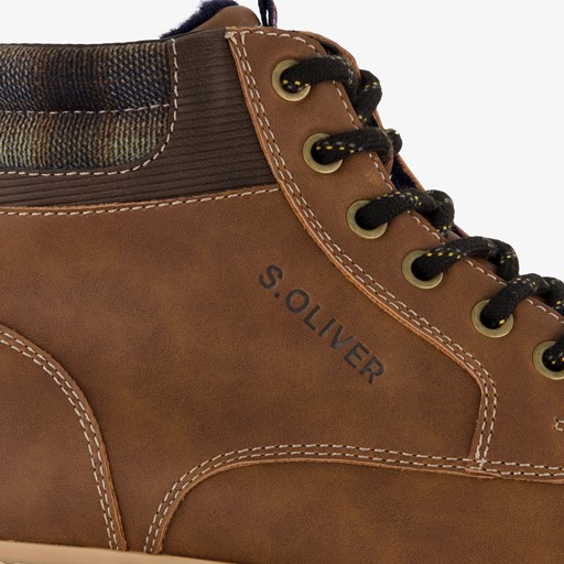 Heren veterboots bruin/cognac