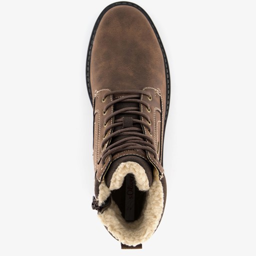 Heren veterboots bruin