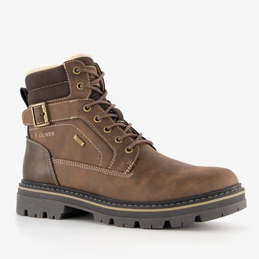 Heren veterboots bruin