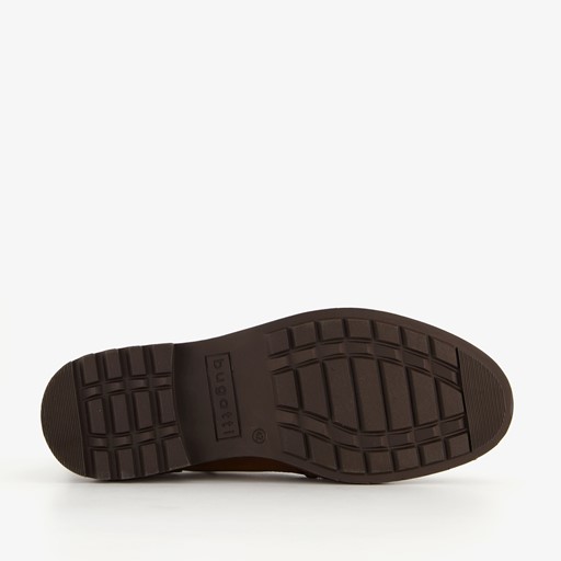 Leren herenschoenen cognac bruin