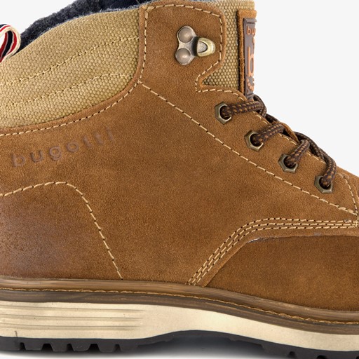 Heren veterboots cognac