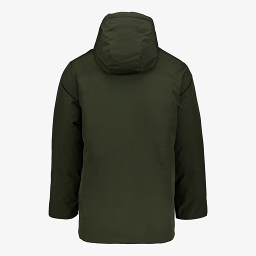 Gewatteerde heren parka winterjas groen
