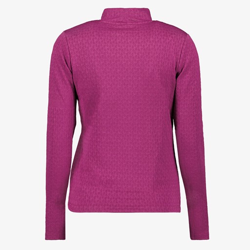 Dames top met structuur roze