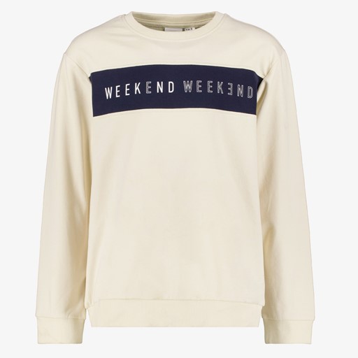 Vance jongens sweater beige