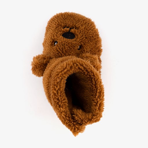 Kinder sloffen beertje bruin