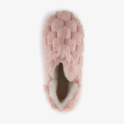 Fluffy dames sloffen roze