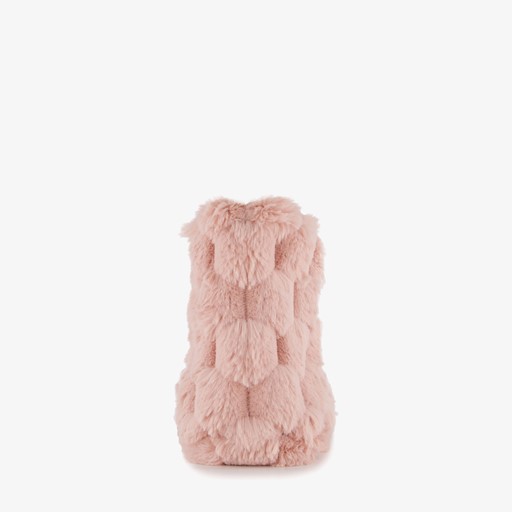 Fluffy dames sloffen roze