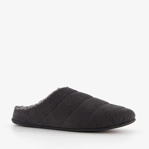 Heren instap pantoffels zwart