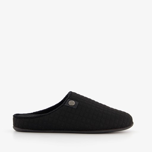 Heren instap pantoffels grijs