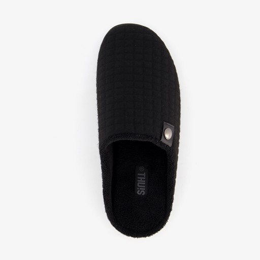 Heren instap pantoffels grijs