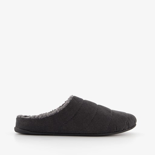 Heren instap pantoffels zwart