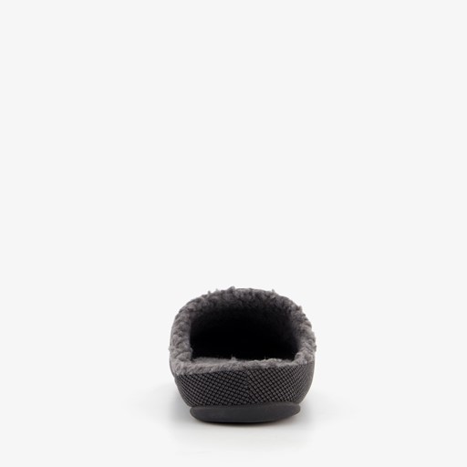 Heren instap pantoffels zwart