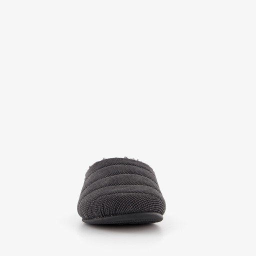 Heren instap pantoffels zwart