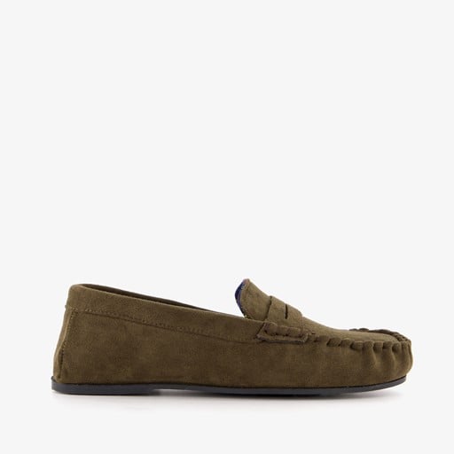 Heren mocassin pantoffels bruin