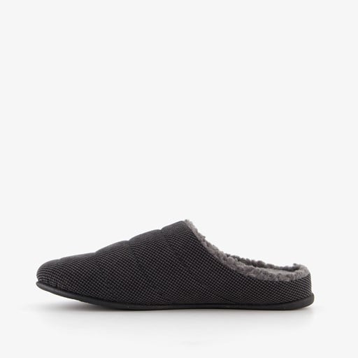 Heren instap pantoffels zwart